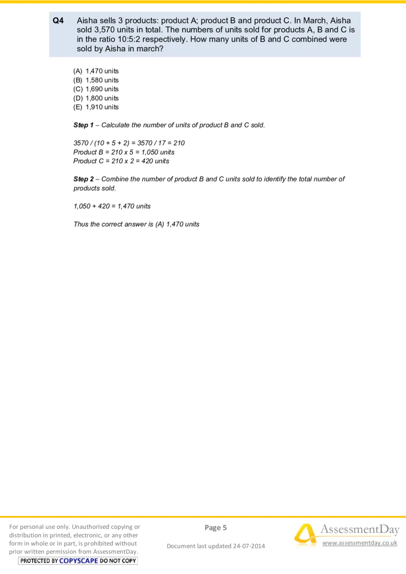 NumericalReasoningTest17-Solutions_2025春招题库汇总_十大行测题库_2023年十大热门题库更新中_05、TalentQ汇总_TalentQ笔试题库中文_TalentQ（图文版-参考）_2选看通用测试题，适用于TalentQ（N多题）