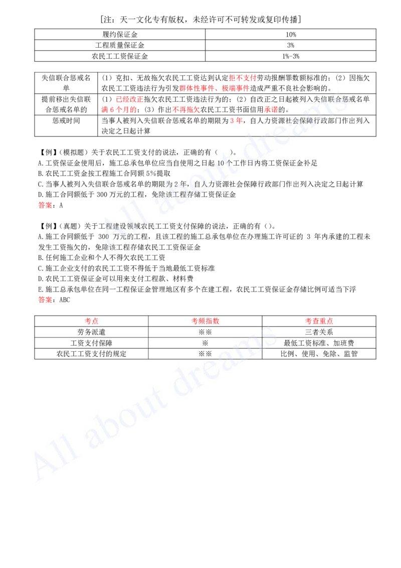 2025-54-第9章-9.2-劳动用工和工资支付保障_2026年一建法规_2025年一建法规SVIP_02-基础精讲✿高端面授✿深度强化_10-法规《天一精讲班》王欣KL_讲义