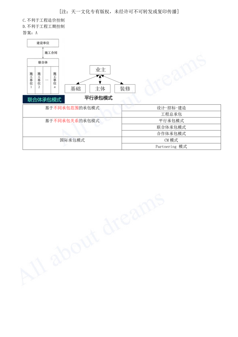 2025-03-第1章-1.1.3-工程承包模式（一）_2026年一级建造师_2026年一建管理_2025年一建管理SVIP_02-基础精讲✿高端面授✿深度强化_17-管理《教材精讲班》金月SMR推荐_讲义