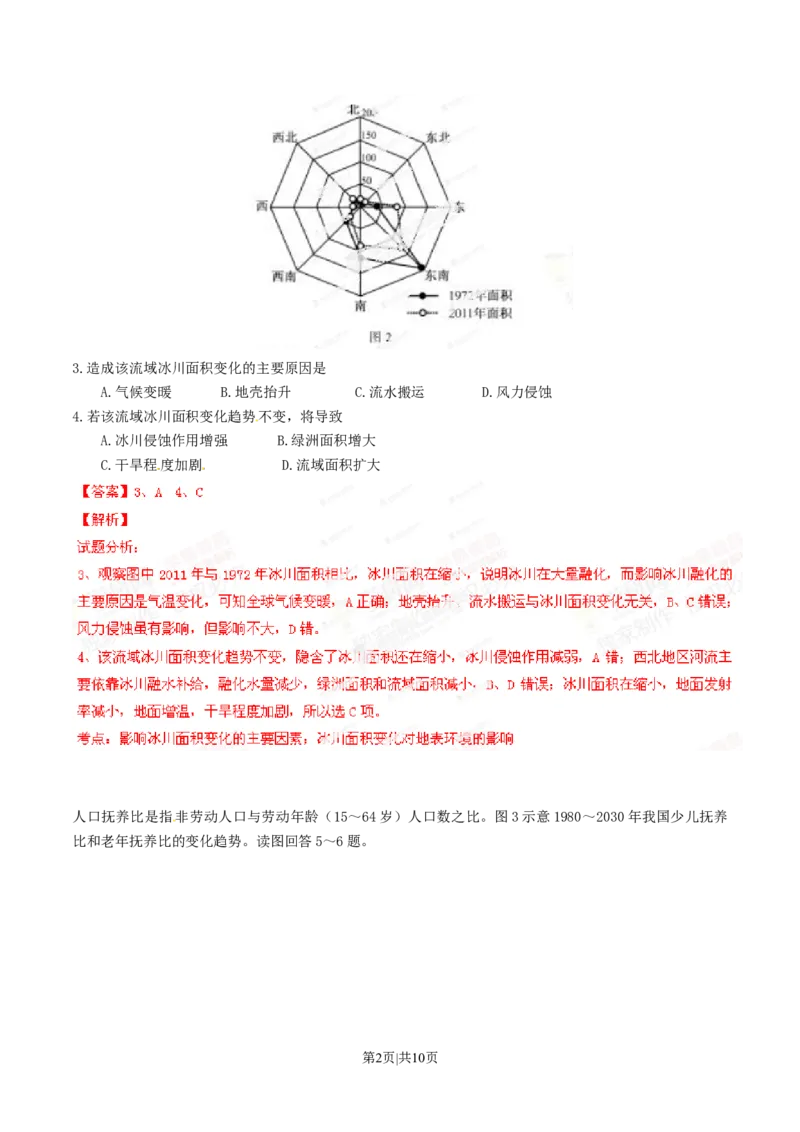 2014年高考地理试卷（福建）（解析卷）_地理历年高考真题_新&middot;Word版2008-2025&middot;高考地理真题_地理（按年份分类）2008-2025_2014&middot;地理高考真题