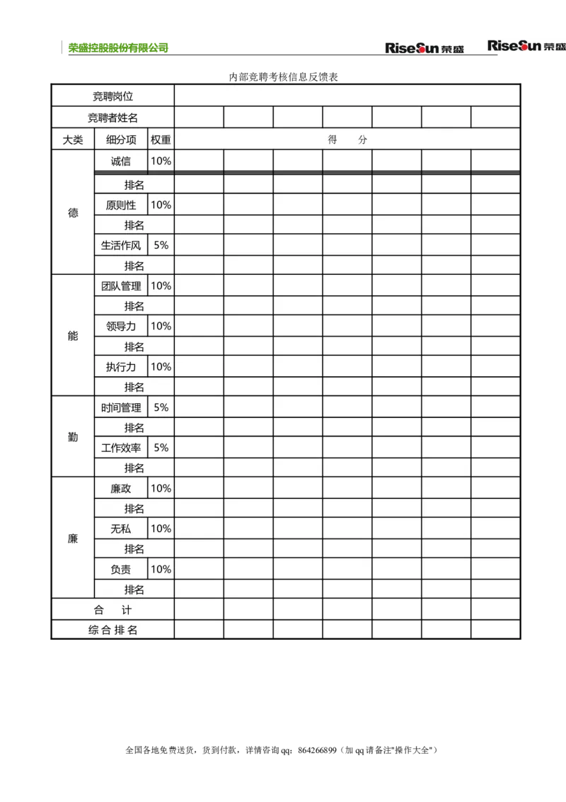制度流程荣盛控股股份有限公司公司招聘手册（doc70页）_2025春招题库汇总_银行题库-1_银行全套上岸资料_500套面试话术_05面试话术实例_05制度流程