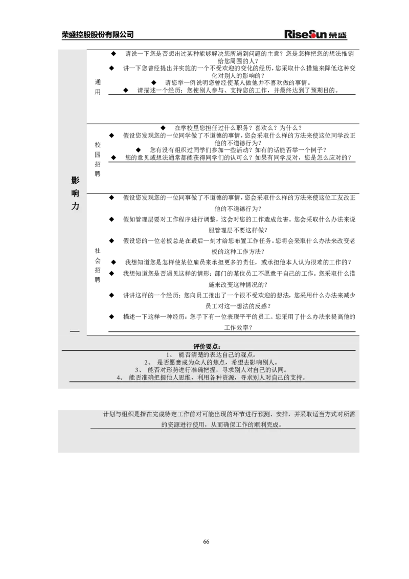 制度流程荣盛控股股份有限公司公司招聘手册（doc70页）_2025春招题库汇总_银行题库-1_银行全套上岸资料_500套面试话术_05面试话术实例_05制度流程