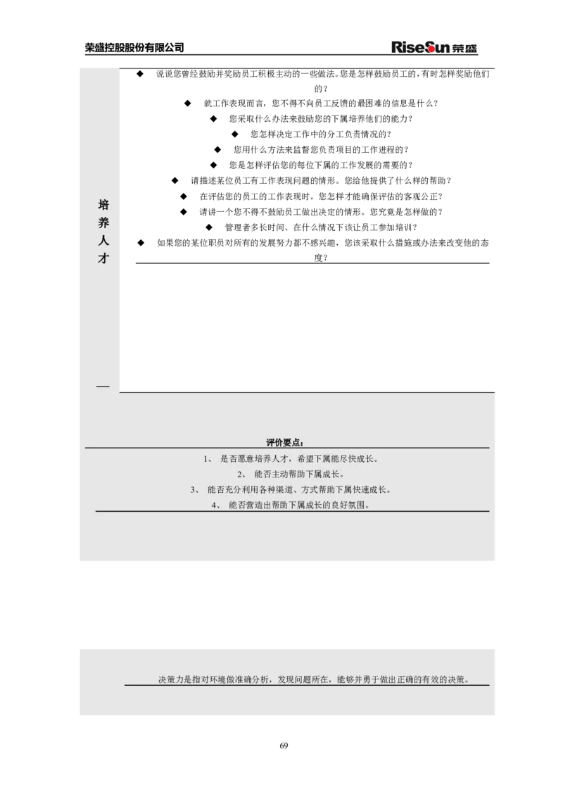 制度流程荣盛控股股份有限公司公司招聘手册（doc70页）_2025春招题库汇总_银行题库-1_银行全套上岸资料_500套面试话术_05面试话术实例_05制度流程