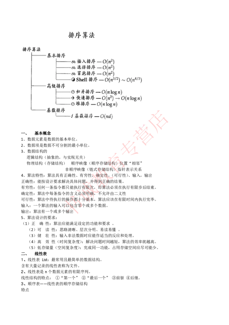 信息技术类-知识点-数据结构与算法知识点总结_2025春招题库汇总_十大行测题库_2023年十大热门题库更新中_09、易考汇总_银行笔试包含专业题