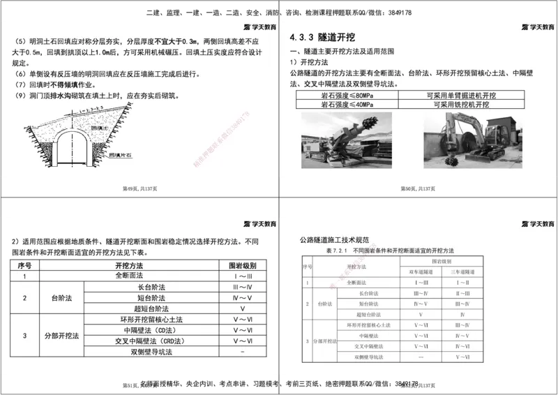 19.2025年一建直播带学4隧道工程（黑白打印版）_2026年一级建造师_2026年一建公路_2025年一建公路SVIP_02-基础精讲✿高端面授✿深度强化_30-公路《直播带学班》刘滢XT_--配套讲义--