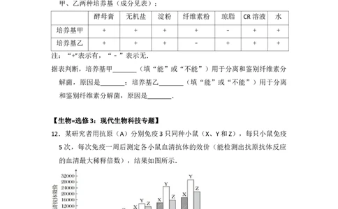 2014年高考生物试卷（新课标Ⅰ）（空白卷）_生物历年高考真题_新&middot;Word版2008-2025&middot;高考生物真题_生物（按省份分类）2008-2025_2008-2025&middot;（河南）生物高考真题