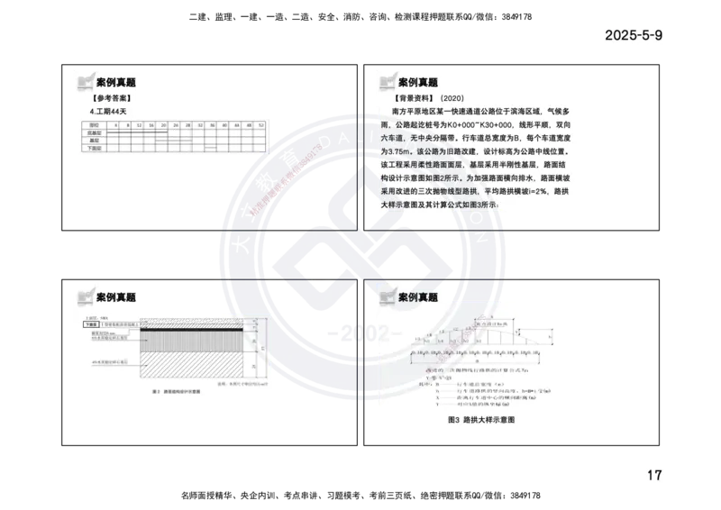 2025一建《公路》精粹强化(一页四个打印版)_2026年一级建造师_2026年一建公路_2025年一建公路SVIP_04-冲刺串讲✿考点强化✿小灶集训_05-公路《精粹强化班》崔业盛DL_讲义