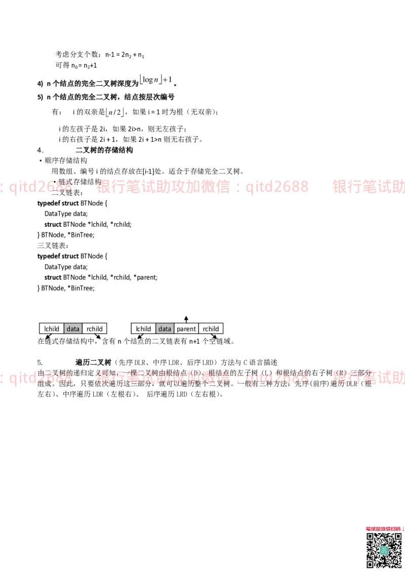 信息技术类-知识点-数据结构与算法知识点总结_2025春招题库汇总_银行题库-1_银行全套上岸资料_各银行笔试真题_邮储上岸资料_邮储银行招聘考试笔试复习资料