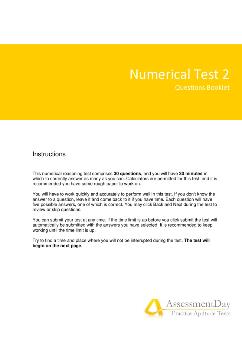 NumericalReasoningTest2-Questions_2025春招题库汇总_十大行测题库_2023年十大热门题库更新中_05、TalentQ汇总_TalentQ测试题（适合大多数外资银行以及其他企业）_NumericalReasoning