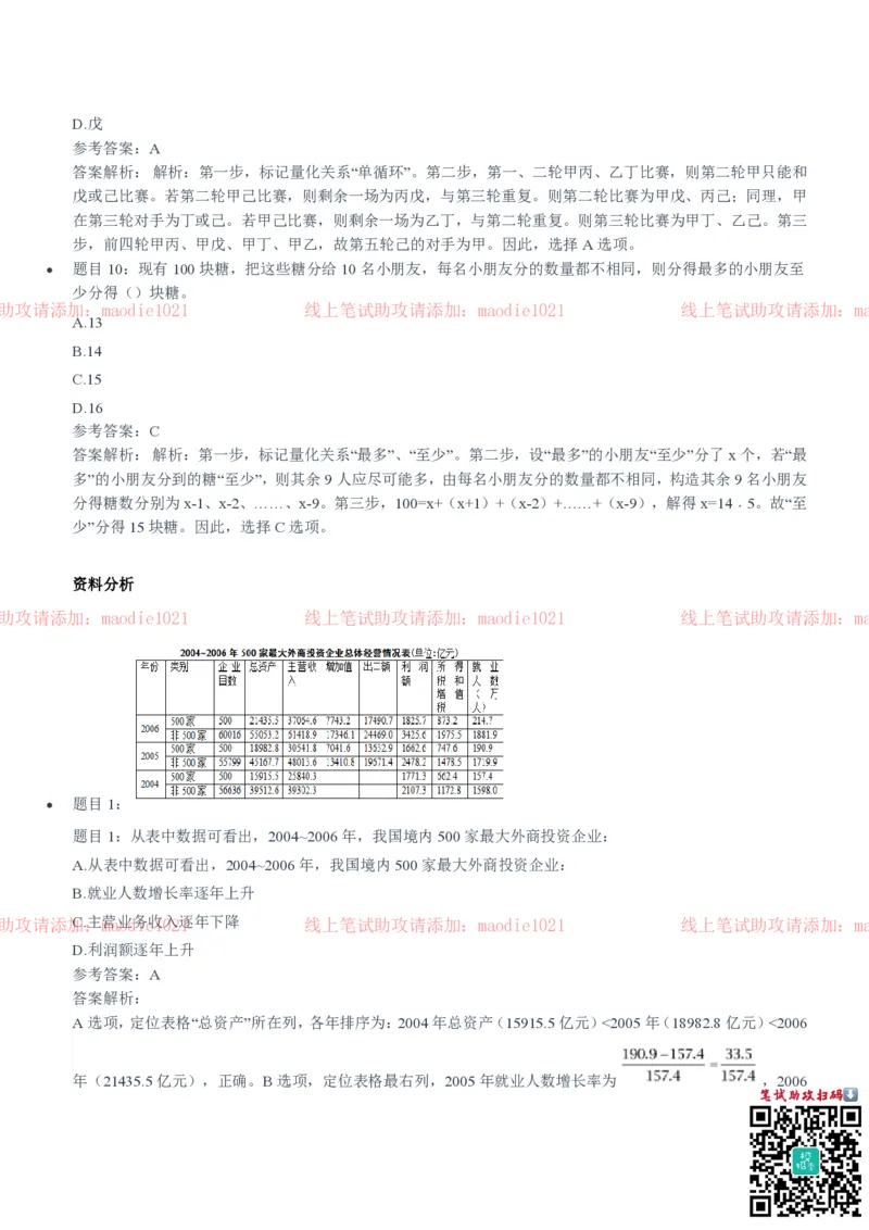 光大银行2020招聘笔试真题及答案解析_2025春招题库汇总_银行题库-1_银行全套上岸资料_各银行笔试真题_光大上岸资料_光大银行真题+解析