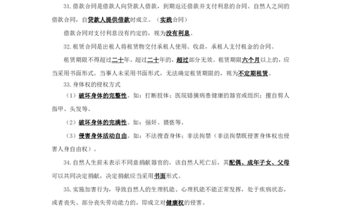 民法2知识点总结(1)_2025春招题库汇总_国企综合题库_1、国企招聘考试------笔试资料_公共（综合）基础知识_4、国企公共基础知识--知识点总结_民法--知识点总结