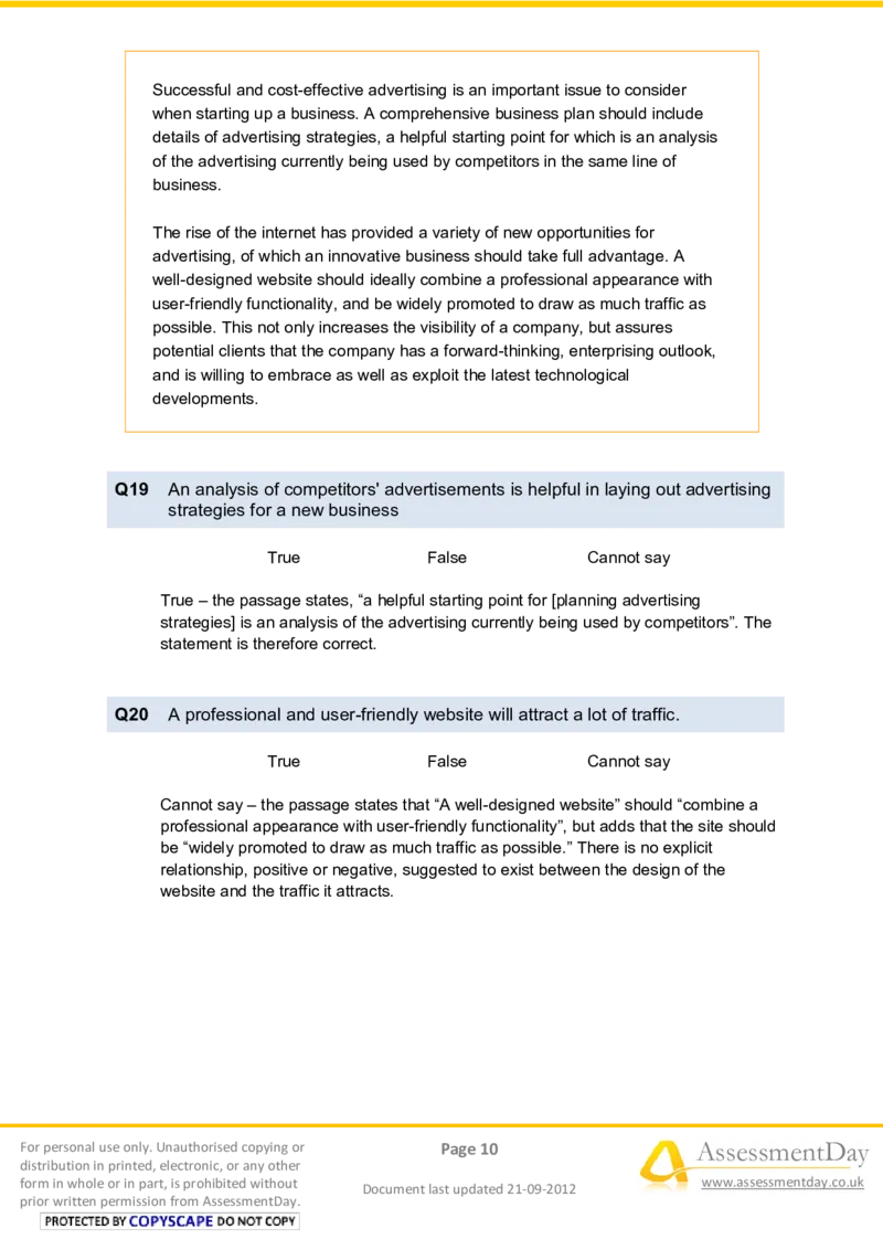 VerbalReasoningTest4-Solutions_2025春招题库汇总_八大题库-1_04八大汇总_信永中和_专业题综合知识-参考_英文题_VerbalReasoningTests