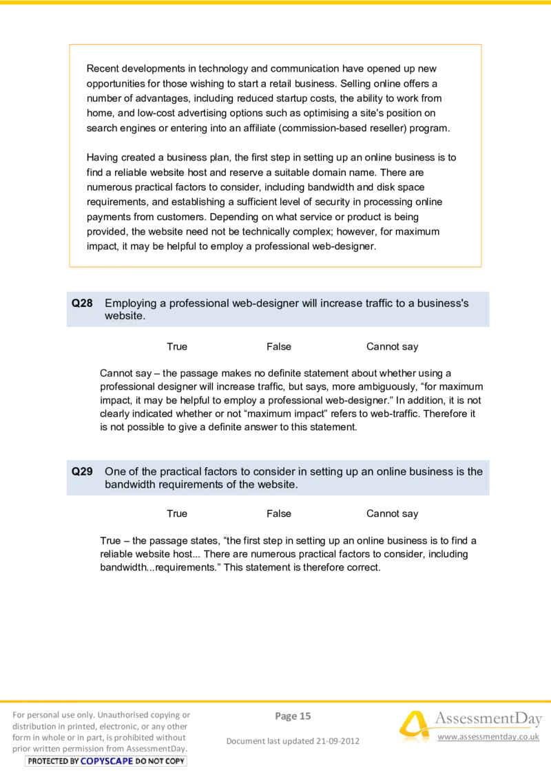 VerbalReasoningTest4-Solutions_2025春招题库汇总_八大题库-1_04八大汇总_信永中和_专业题综合知识-参考_英文题_VerbalReasoningTests