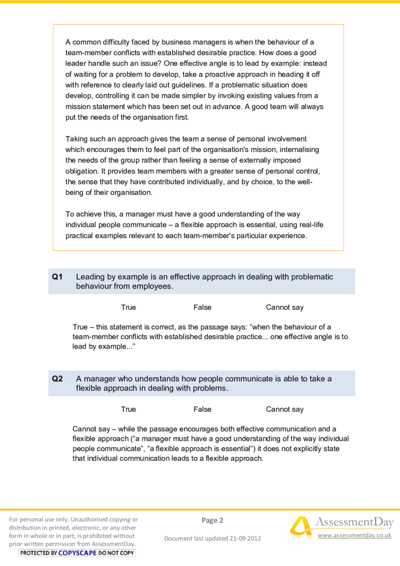 VerbalReasoningTest4-Solutions_2025春招题库汇总_八大题库-1_04八大汇总_信永中和_专业题综合知识-参考_英文题_VerbalReasoningTests