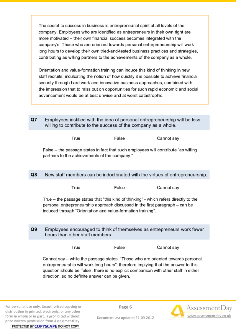 VerbalReasoningTest4-Solutions_2025春招题库汇总_八大题库-1_04八大汇总_信永中和_专业题综合知识-参考_英文题_VerbalReasoningTests