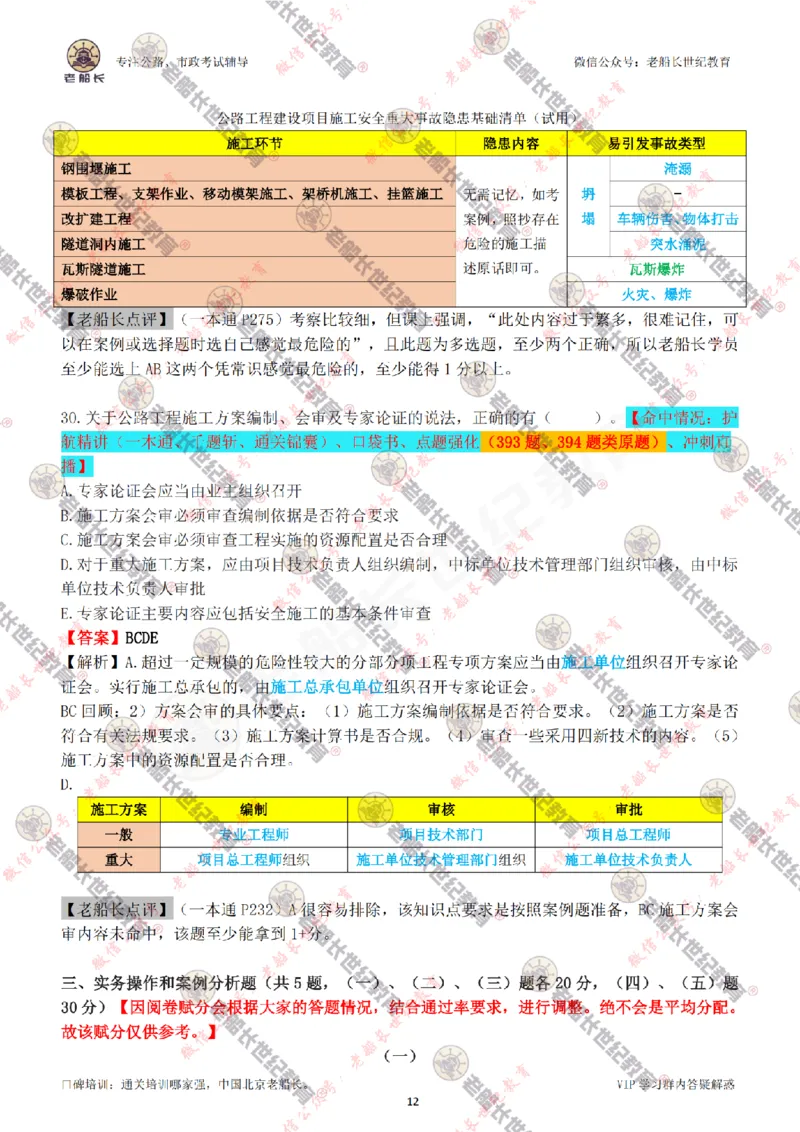 2024老船长一建公路真题答案最全完整版（含命中情况）_2026年一级建造师_2026年一建公路_2025年一建公路SVIP_01-精华文档✿电子教材✿历年真题_02-历年真题PDF