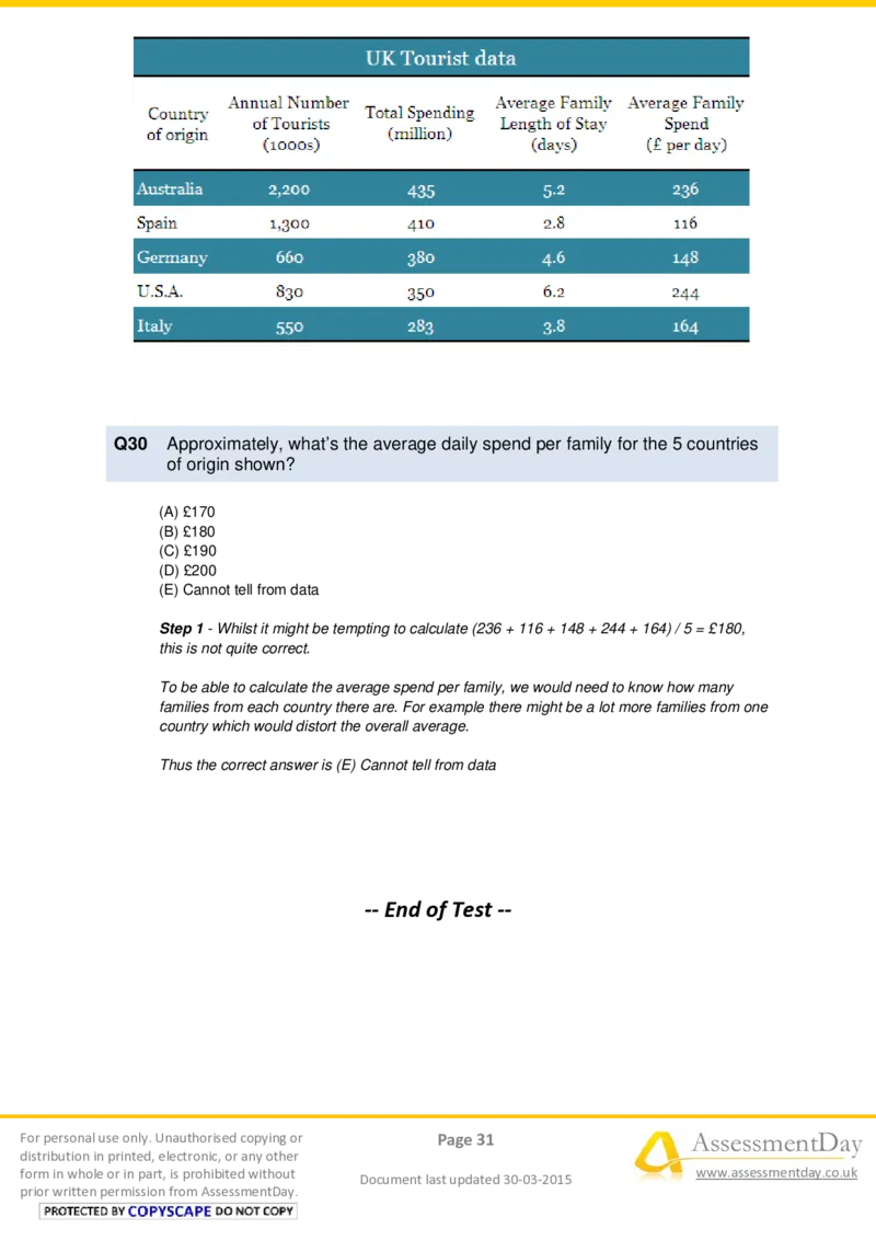 NumericalReasoningTest4-Solutions_2025春招题库汇总_十大行测题库_2023年十大热门题库更新中_05、TalentQ汇总_TalentQ笔试题库中文_TalentQ（图文版-参考）_NumericalReasoning