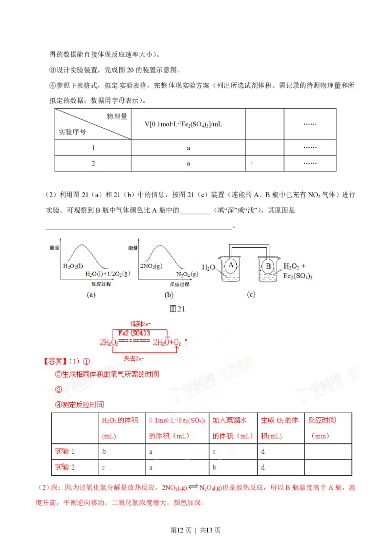 2014年高考化学试卷（广东）（解析卷）_历年高考真题合集_化学历年高考真题_新&middot;PDF版2008-2025&middot;高考化学真题_化学（按试卷类型分类）2008-2025_自主命题卷&middot;化学（2008-2025）(1)