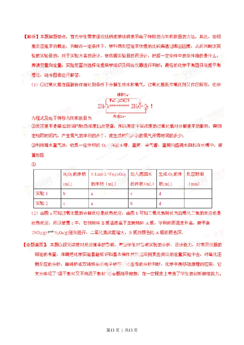 2014年高考化学试卷（广东）（解析卷）_历年高考真题合集_化学历年高考真题_新&middot;PDF版2008-2025&middot;高考化学真题_化学（按试卷类型分类）2008-2025_自主命题卷&middot;化学（2008-2025）(1)