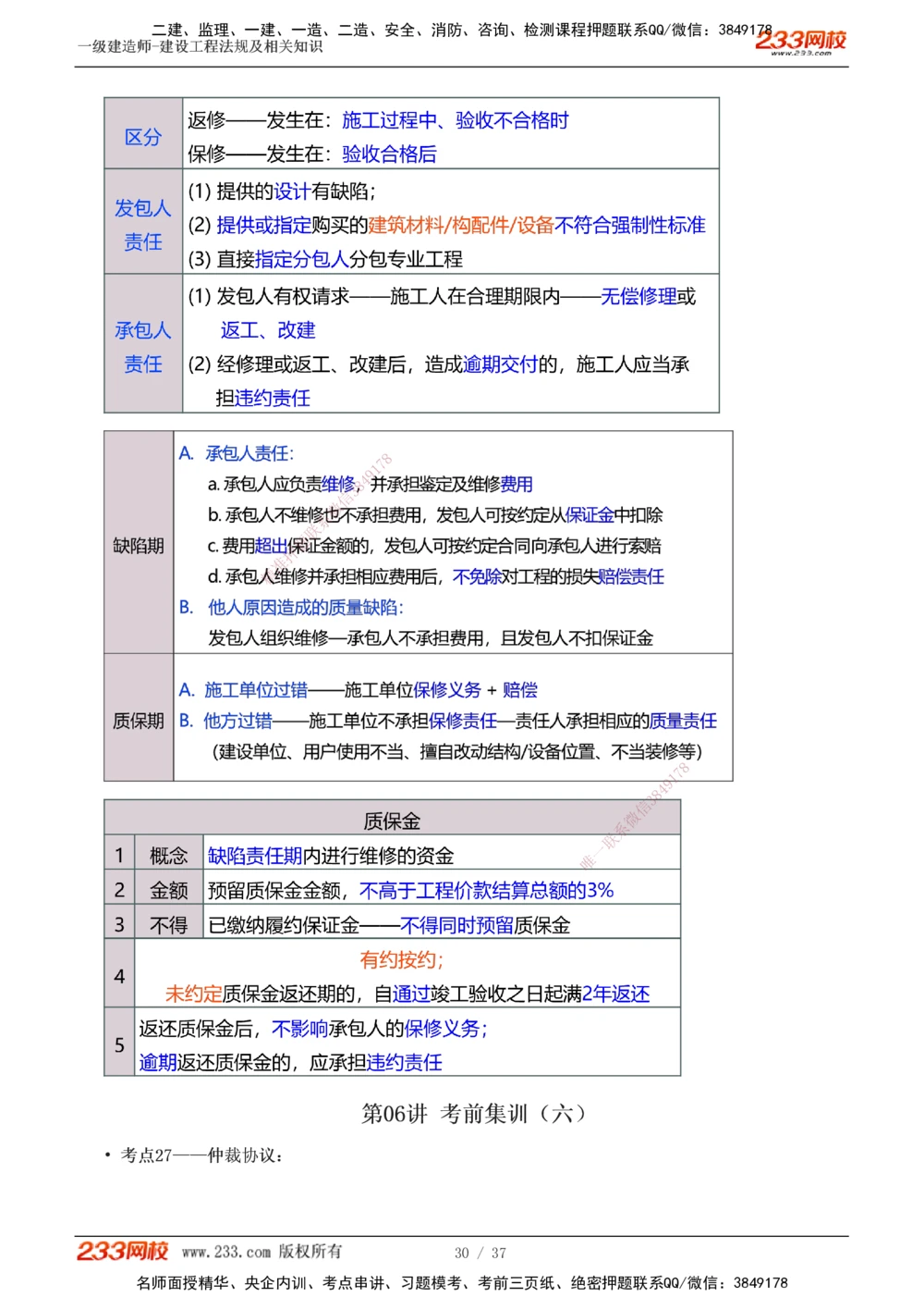 1-6_2026年一级建造师_2026年一建法规_2025年一建法规SVIP_04-冲刺串讲✿考点强化✿小灶集训_46-法规《考前集训班》刘丹233