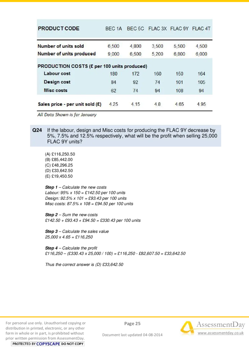 NumericalReasoningTest7-Solutions_2025春招题库汇总_十大行测题库_2023年十大热门题库更新中_05、TalentQ汇总_TalentQ笔试题库中文_TalentQ（图文版-参考）_2选看通用测试题，适用于TalentQ（N多题）