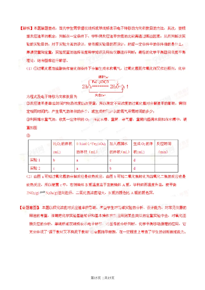 2014年高考化学试卷（广东）（解析卷）_历年高考真题合集_化学历年高考真题_新&middot;Word版2008-2025&middot;高考化学真题_化学（按年份分类）2008-2025_2014&middot;高考化学真题