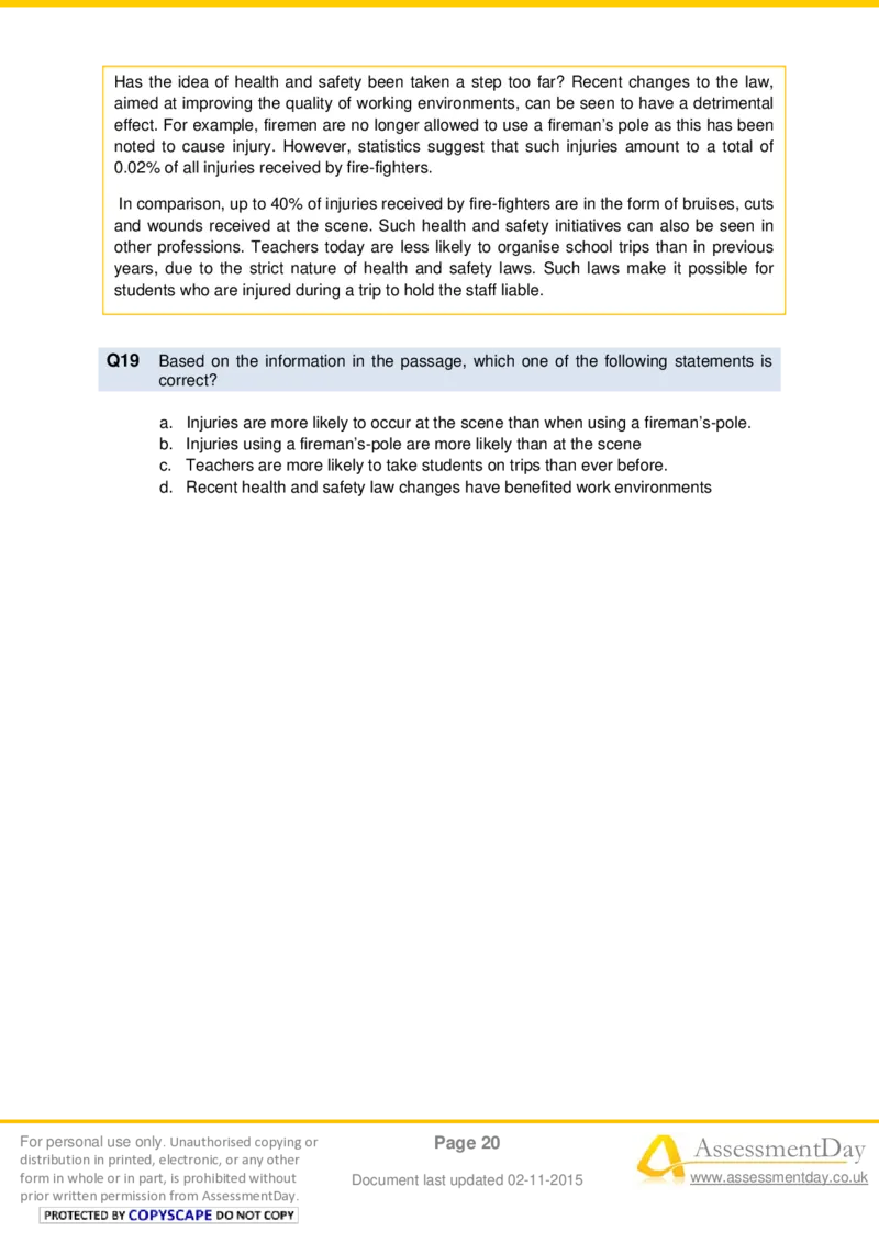 VerbalComprehensionTest3-Questions_2025春招题库汇总_十大行测题库_2023年十大热门题库更新中_05、TalentQ汇总_TalentQ测试题（适合大多数外资银行以及其他企业）_VerbalReasoning