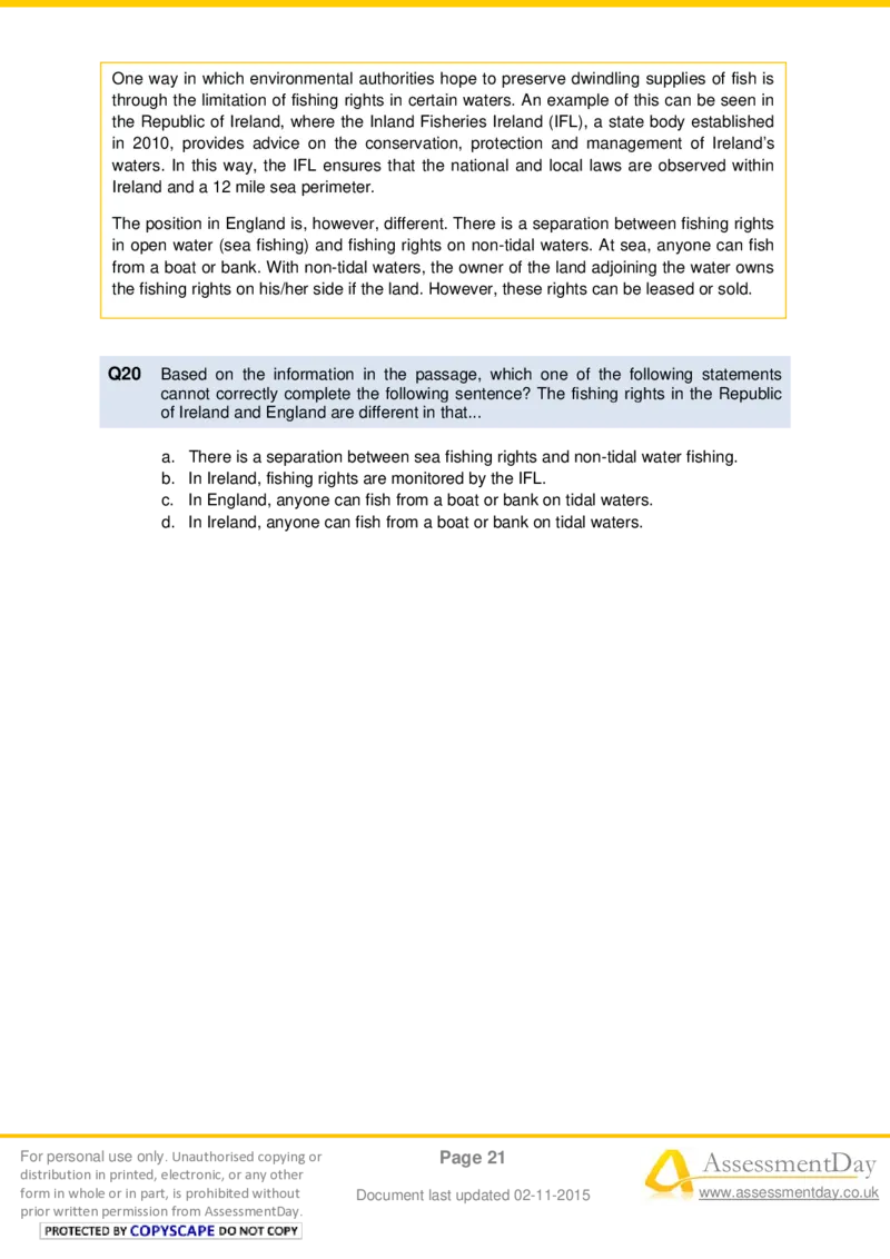 VerbalComprehensionTest3-Questions_2025春招题库汇总_十大行测题库_2023年十大热门题库更新中_05、TalentQ汇总_TalentQ测试题（适合大多数外资银行以及其他企业）_VerbalReasoning