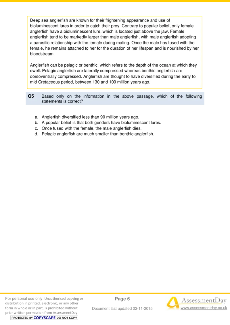 VerbalComprehensionTest3-Questions_2025春招题库汇总_十大行测题库_2023年十大热门题库更新中_05、TalentQ汇总_TalentQ测试题（适合大多数外资银行以及其他企业）_VerbalReasoning