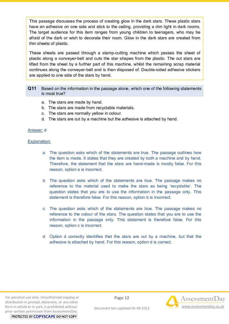 VerbalComprehensionTest2-Solutions_2025春招题库汇总_八大题库-1_04八大汇总_信永中和_专业题综合知识-参考_英文题_VerbalReasoningTests