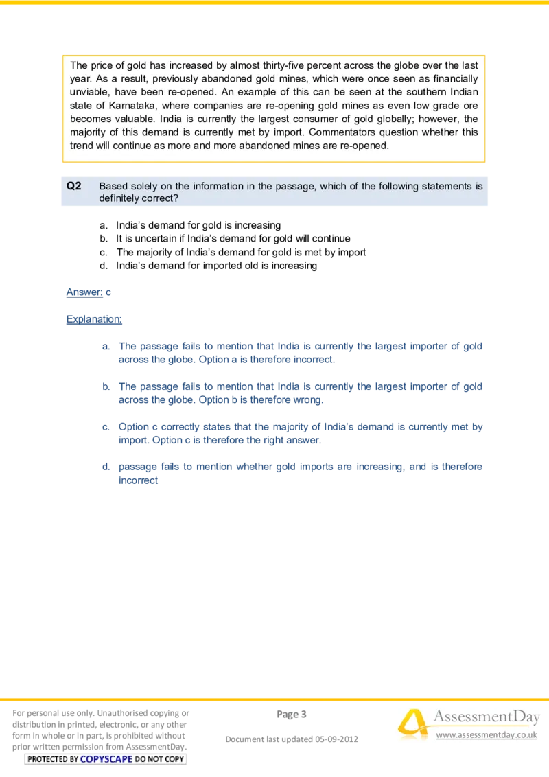VerbalComprehensionTest2-Solutions_2025春招题库汇总_八大题库-1_04八大汇总_信永中和_专业题综合知识-参考_英文题_VerbalReasoningTests