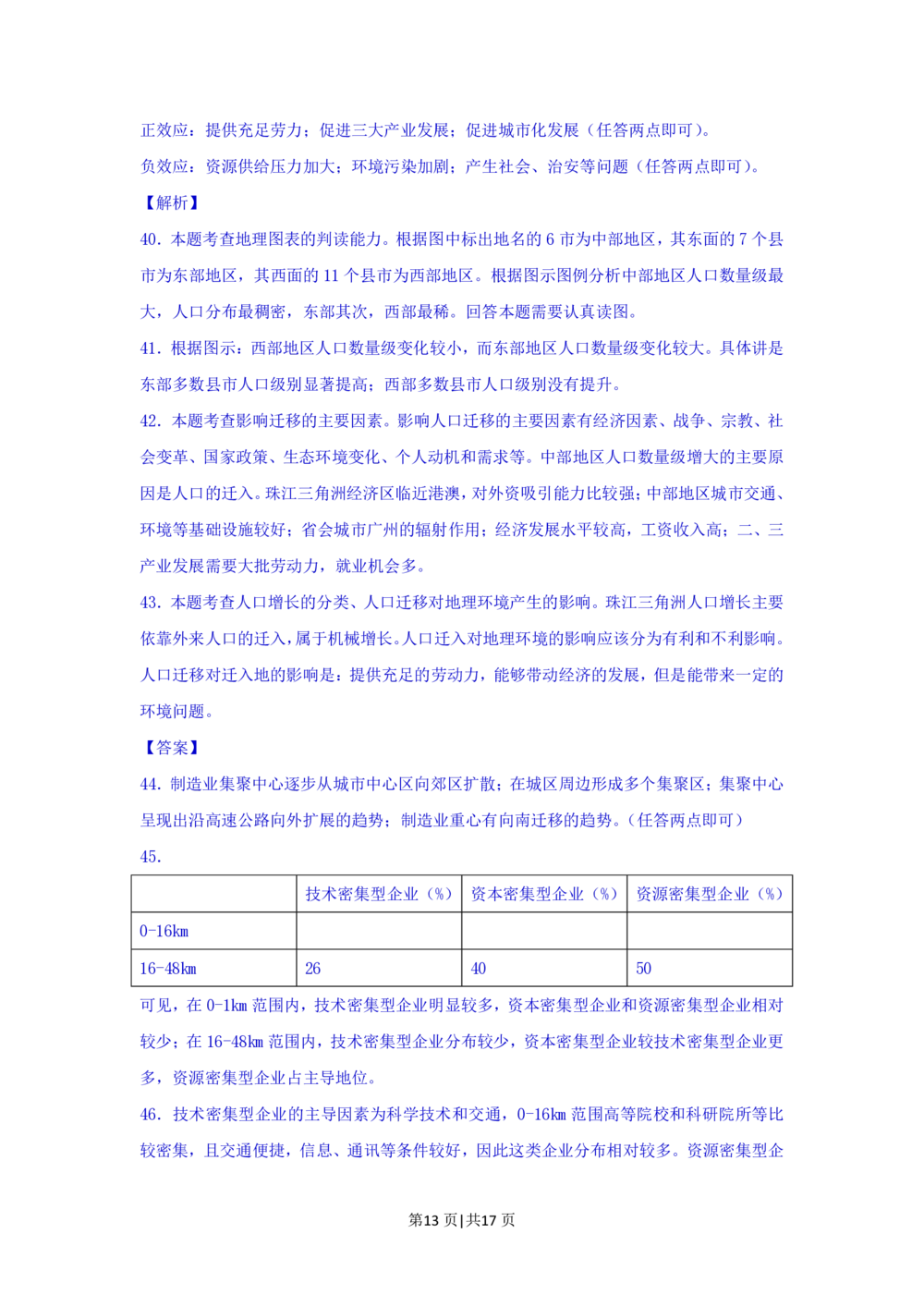 2013年高考地理试题（上海）（解析卷）_地理历年高考真题_新&middot;PDF版2008-2025&middot;高考地理真题_地理（按年份分类）2008-2025_2013&middot;地理高考真题