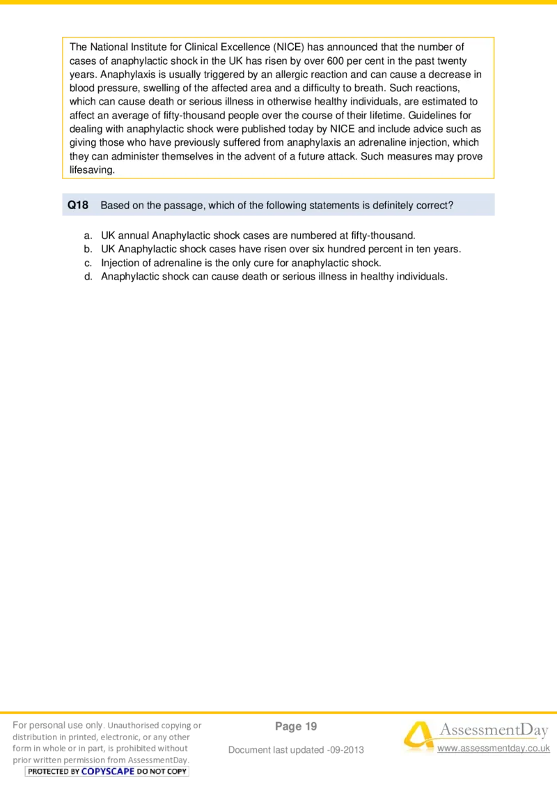 VerbalComprehensionTest1-Questions_2025春招题库汇总_十大行测题库_2023年十大热门题库更新中_05、TalentQ汇总_TalentQ测试题（适合大多数外资银行以及其他企业）_VerbalReasoning