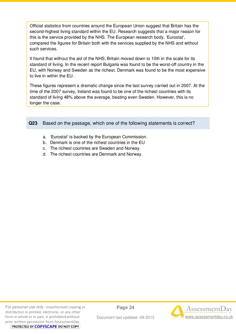 VerbalComprehensionTest1-Questions_2025春招题库汇总_十大行测题库_2023年十大热门题库更新中_05、TalentQ汇总_TalentQ测试题（适合大多数外资银行以及其他企业）_VerbalReasoning
