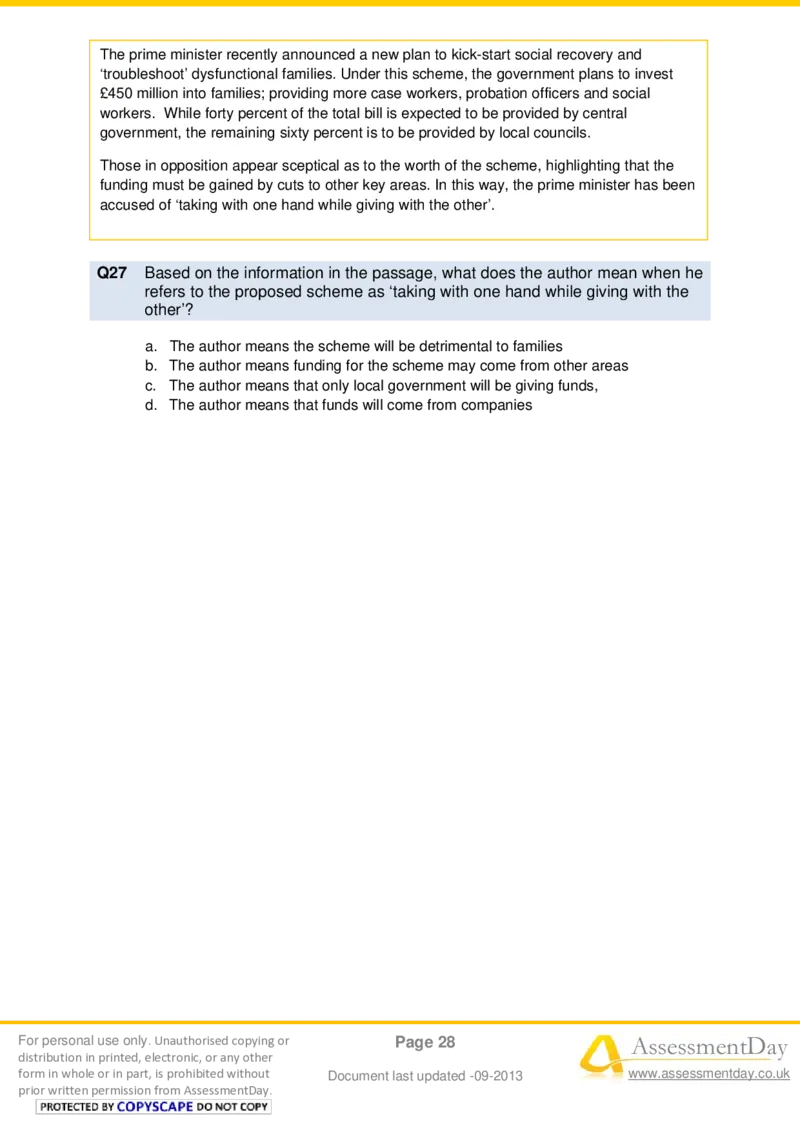 VerbalComprehensionTest1-Questions_2025春招题库汇总_十大行测题库_2023年十大热门题库更新中_05、TalentQ汇总_TalentQ测试题（适合大多数外资银行以及其他企业）_VerbalReasoning