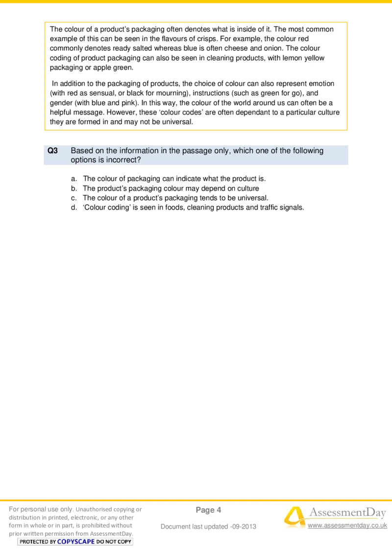 VerbalComprehensionTest1-Questions_2025春招题库汇总_十大行测题库_2023年十大热门题库更新中_05、TalentQ汇总_TalentQ测试题（适合大多数外资银行以及其他企业）_VerbalReasoning