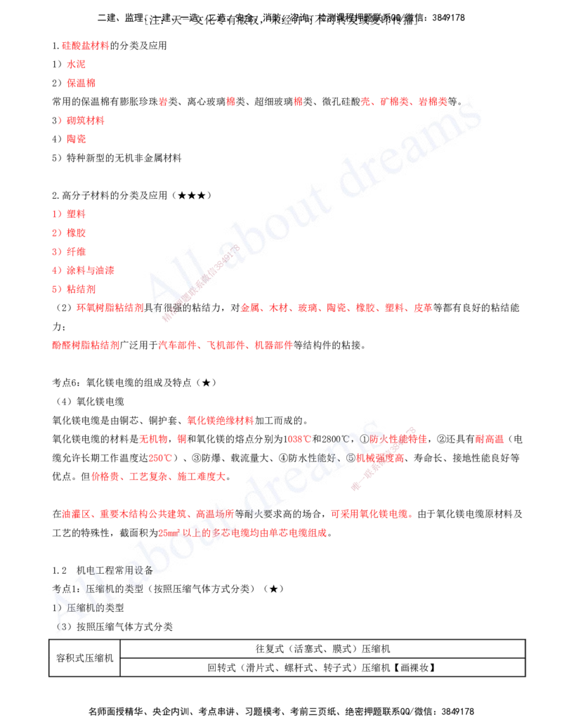 2025-01-第1章-1.1-机电工程常用材料-1.2-机电工程常用设备_2026年一级建造师_2026年一建机电_2025年一建机电SVIP_04-冲刺串讲✿考点强化✿小灶集训_02-机电《冲刺串讲班》王建波ZK