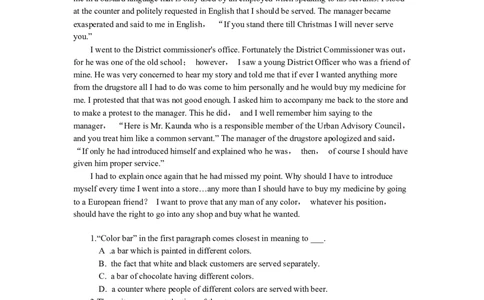 英语专项深度练习&mdash;&mdash;阅读理解(十一)_三桶油_中国石油_中石油笔试_笔试。！_7-专业测试部分（仅需看自己专业即可）_3.7英语_3.英语阅读理解