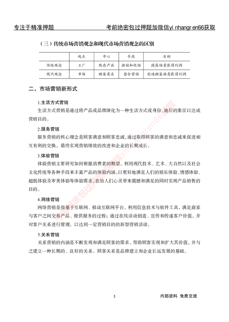 专项攻坚-市场营销-讲义_2025春招题库汇总_银行题库-1_银行全套上岸资料_讲义+题库+冲刺_06、基础巩固讲义（理论知识点讲解+经典例题）全