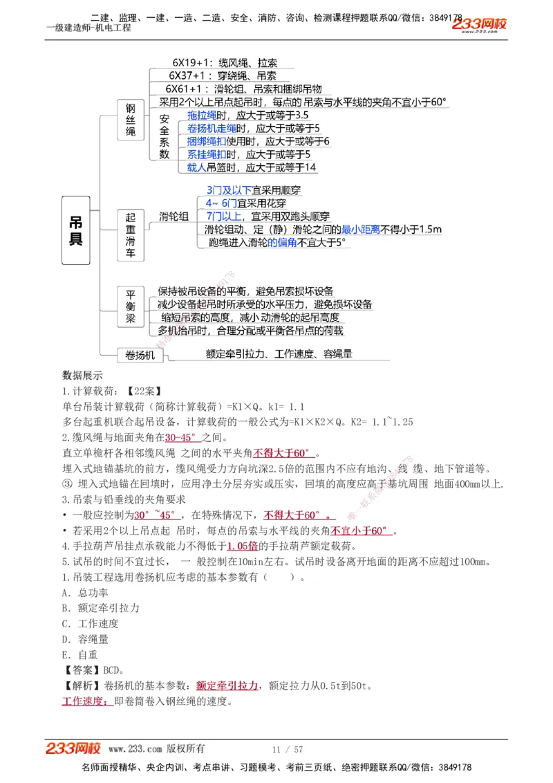1-9_2026年一级建造师_2026年一建机电_2025年一建机电SVIP_03-习题精析✿实战特训✿模考通关_22-机电《蓝宝典优题班》王子初233