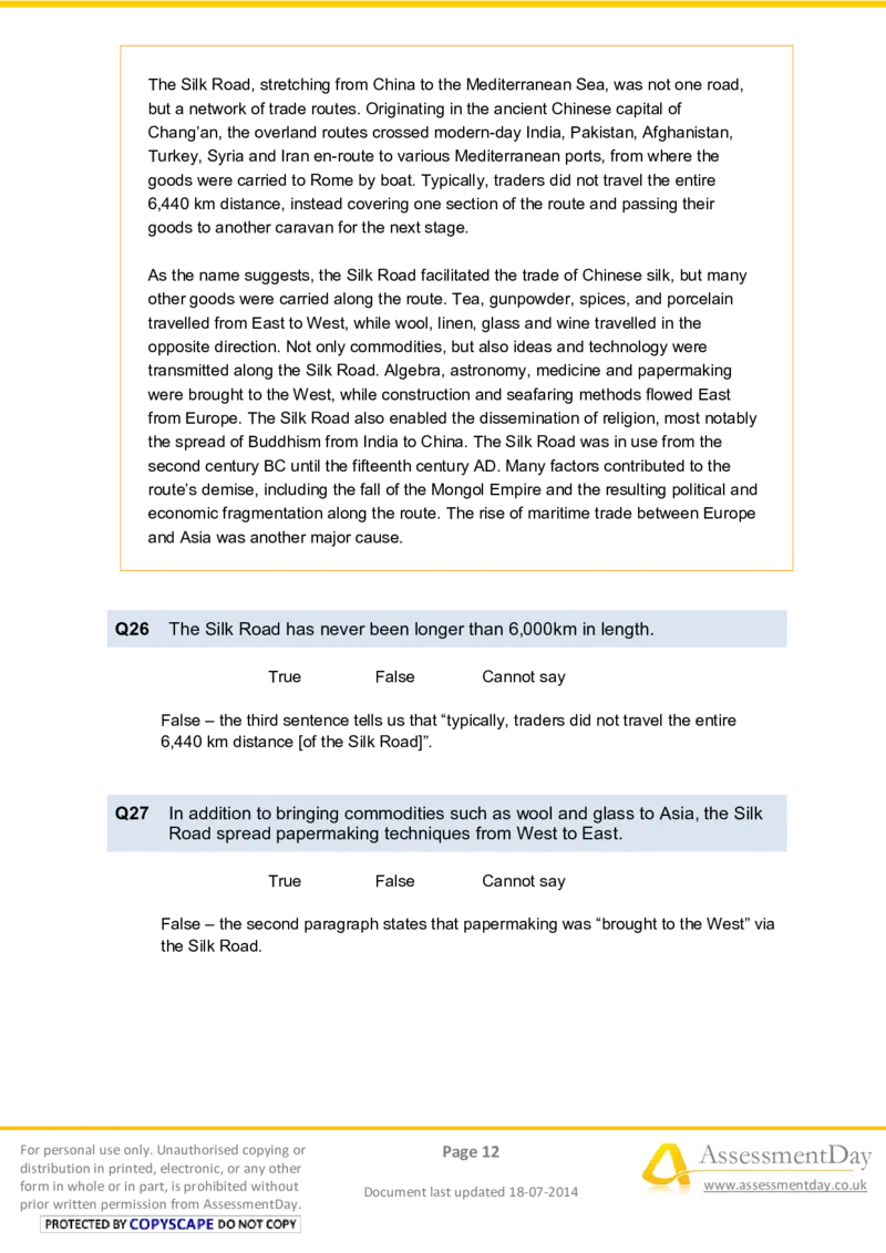 VerbalReasoningTest6-Solutions_2025春招题库汇总_八大题库-1_04八大汇总_信永中和_专业题综合知识-参考_英文题_VerbalReasoningTests