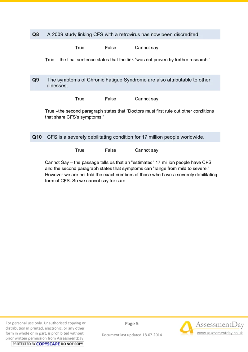 VerbalReasoningTest6-Solutions_2025春招题库汇总_八大题库-1_04八大汇总_信永中和_专业题综合知识-参考_英文题_VerbalReasoningTests