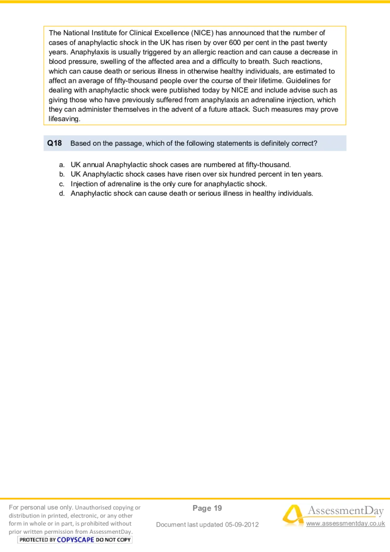 VerbalComprehensionTest1-Questions_2025春招题库汇总_八大题库-1_04八大汇总_信永中和_专业题综合知识-参考_英文题_VerbalReasoningTests