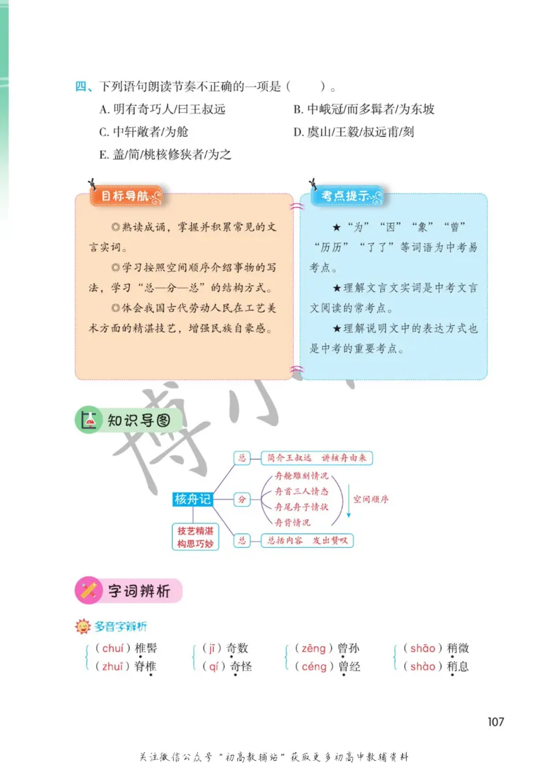八年级下册语文人教版课堂笔记（博小优）_小学初中学霸笔记类资料汇总6.33GB_初中同步课堂笔记182.93MB