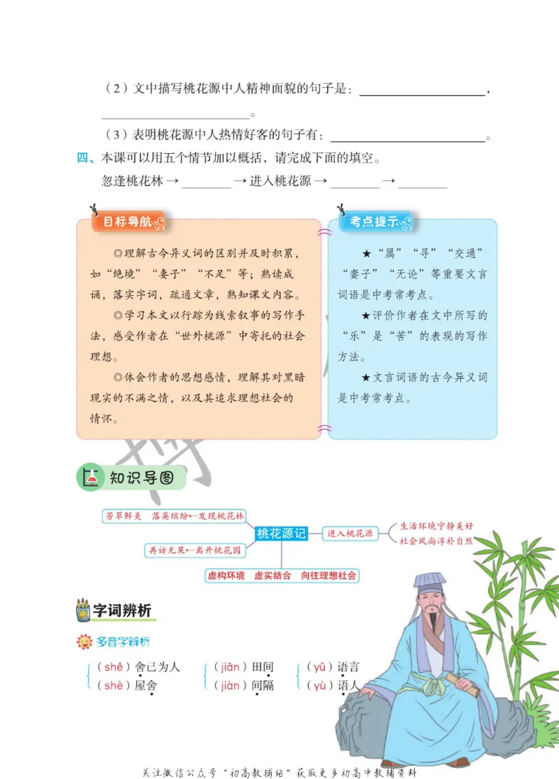 八年级下册语文人教版课堂笔记（博小优）_小学初中学霸笔记类资料汇总6.33GB_初中同步课堂笔记182.93MB