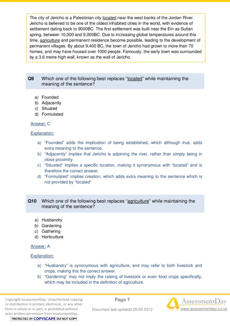 VerbalComprehensionTest5-Solutions_2025春招题库汇总_十大行测题库_2023年十大热门题库更新中_05、TalentQ汇总_TalentQ测试题（适合大多数外资银行以及其他企业）_VerbalReasoning