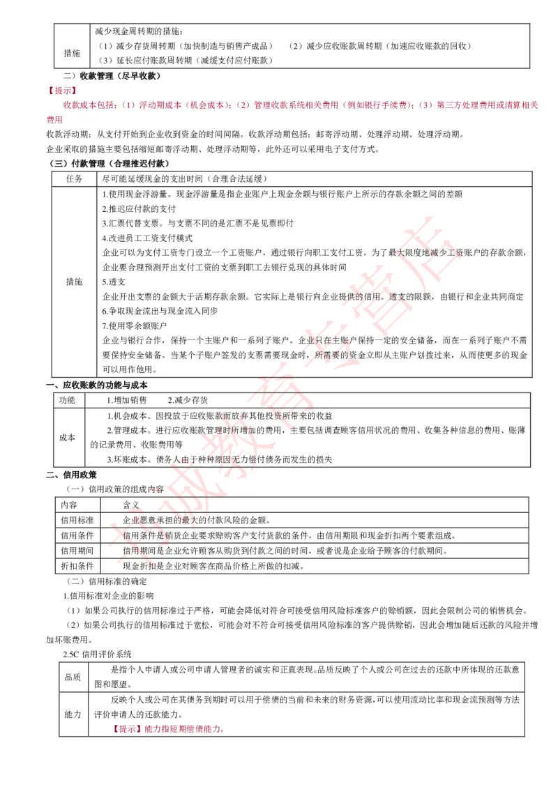 会计专项讲义--财务管理知识考点讲义归纳总结_2025春招题库汇总_十大行测题库_2023年十大热门题库更新中_09、易考汇总_银行笔试包含专业题_专项讲义