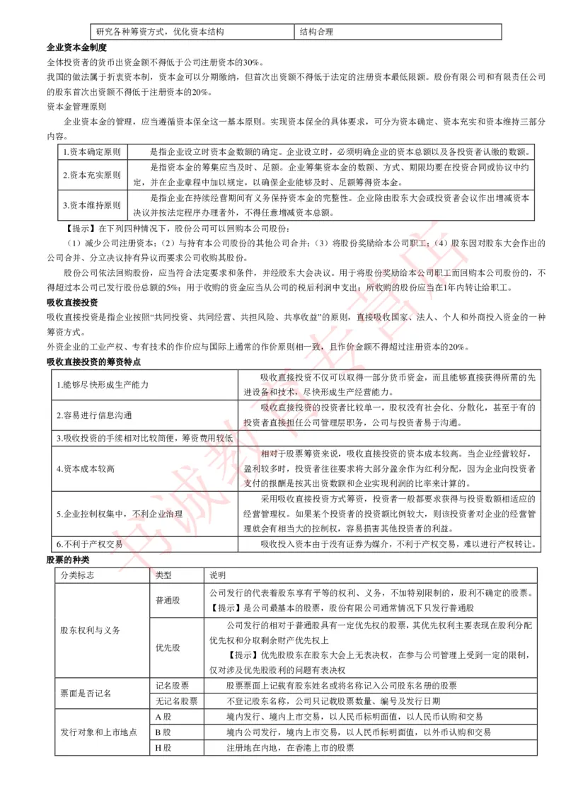 会计专项讲义--财务管理知识考点讲义归纳总结_2025春招题库汇总_十大行测题库_2023年十大热门题库更新中_09、易考汇总_银行笔试包含专业题_专项讲义