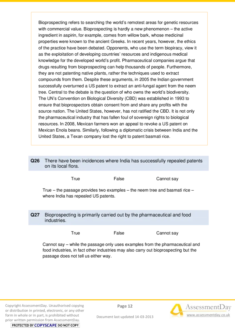 VerbalReasoningTest10-Solutions_2025春招题库汇总_八大题库-1_04八大汇总_信永中和_专业题综合知识-参考_英文题_VerbalReasoningTests