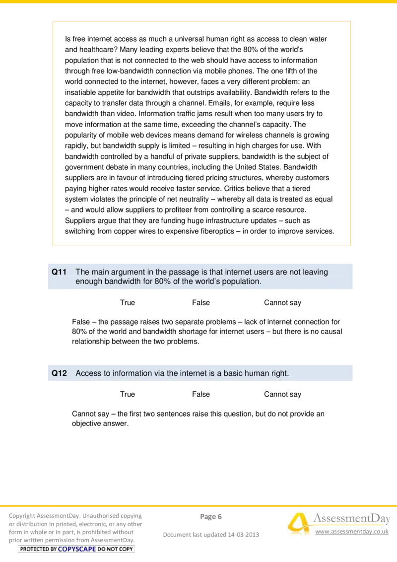 VerbalReasoningTest10-Solutions_2025春招题库汇总_八大题库-1_04八大汇总_信永中和_专业题综合知识-参考_英文题_VerbalReasoningTests